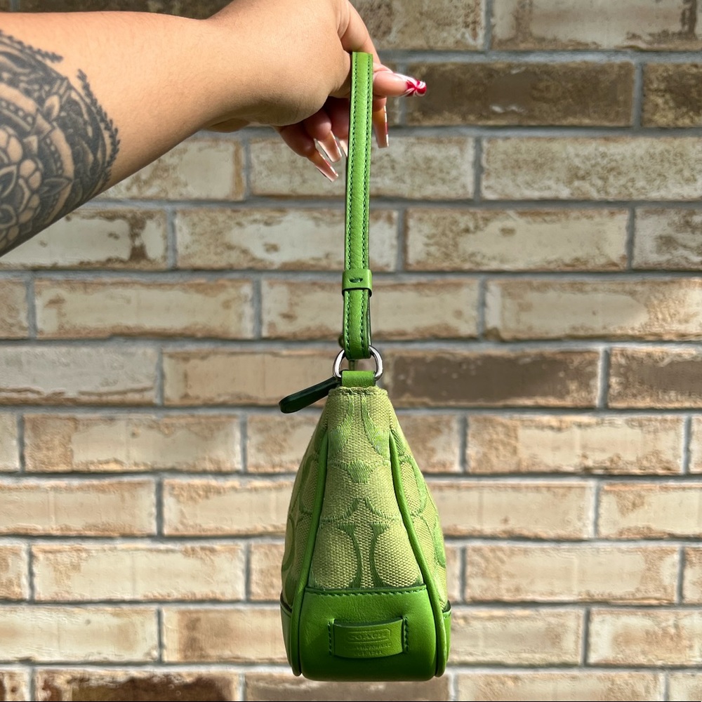 Coach Y2K Green Demi Pochette - Picture 4 of 7